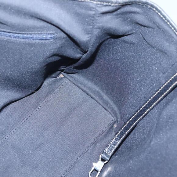 GUCCI GG Canvas Sherry Line Hand Bag Navy Silver - Picture 16 of 16